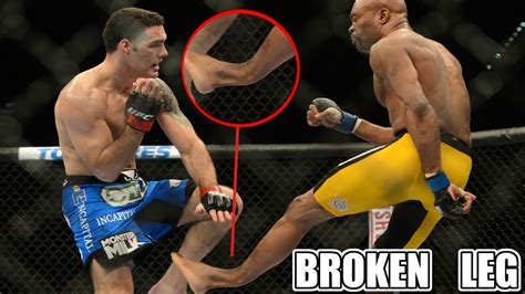 Anderson Silva Horrible Broken Leg Injury At UFC 237 - YouTube