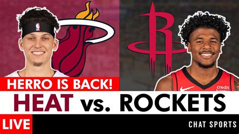 Heat vs. Rockets Live Streaming Scoreboard, Play-By-Play, Highlights ...