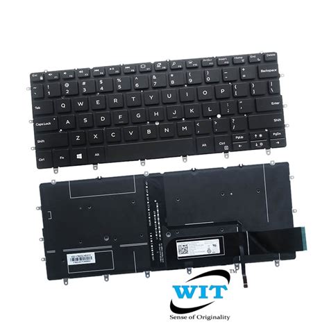 Genuine Dell XPS 13-9365 9365 SPANISH BACKLIT TECLADO KEYBOARD K33KM ...