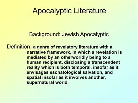 Apocalyptic Literature