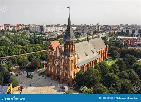 Aerial View of Konigsberg Cathedral Editorial Stock Image - Image of koenigsberg, landmark ...