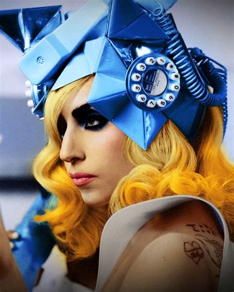 I love the song "Telephone" | Lady gaga pictures, Lady gaga hair, Lady gaga outfits