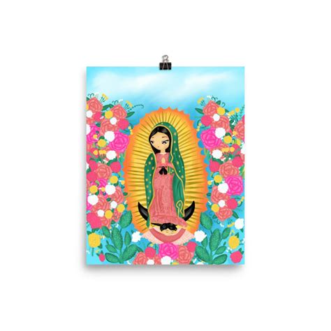 Our Lady of Guadalupe Poster - Etsy