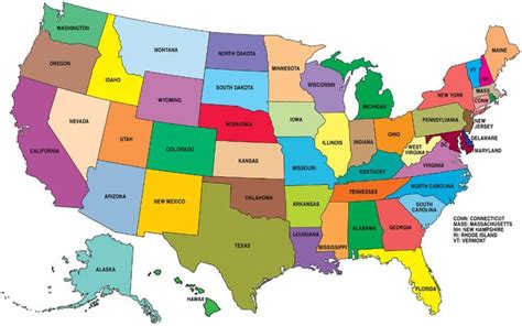 United States Map Glossy Poster Picture Photo America Usa - Etsy ...