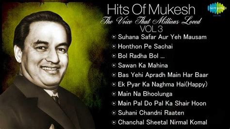 Best Of Mukesh - Top 10 Hits - Indian Playback Singer - Tribute To ...