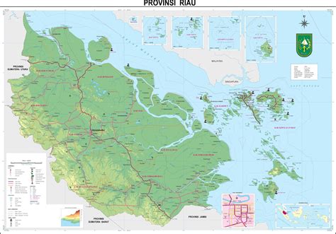 AMAZING INDONESIA: RIAU PROVINCE MAP