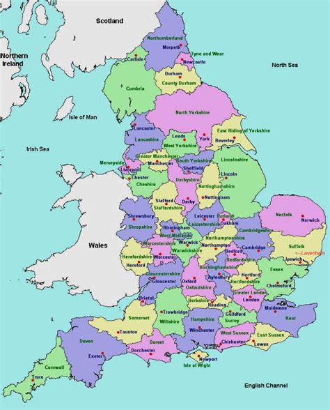 Suffolk England Map