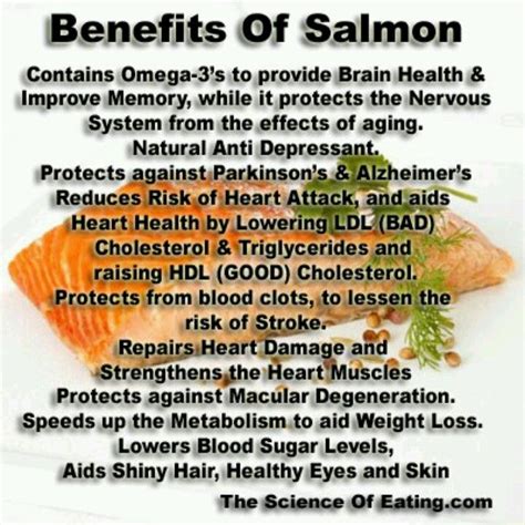 Benefits of [Wild] Salmon | Salmon health benefits, Health, Healthy benefits