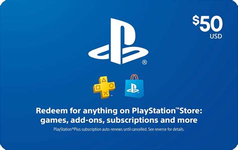 PlayStation Store Gift Card $50 | GameStop