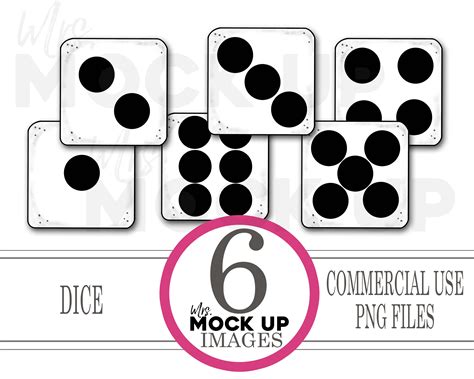 Dice Clip Art Dice Face Clip Art PNG Transparent - Etsy