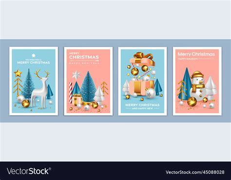 Christmas greeting card design 2023 Royalty Free Vector