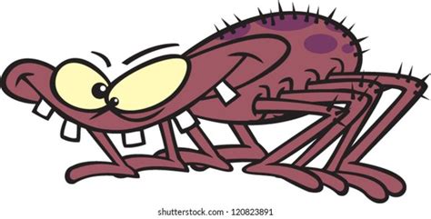 Cartoon Spider Bucktooth Smile Stock Vector (Royalty Free) 120823891 | Shutterstock