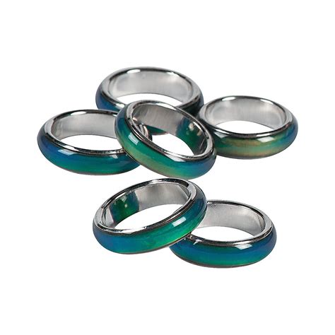 Mood Rings | Oriental Trading in 2021 | Mood ring colors, Mood ring, Band rings