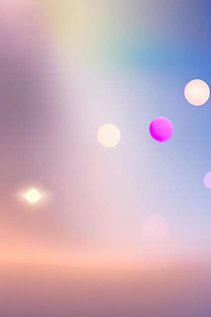 Premium AI Image | White Bokeh Background