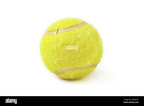 Tennis ball isolated on white background Stock Photo - Alamy