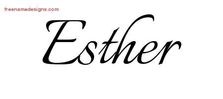 esther Archives - Free Name Designs