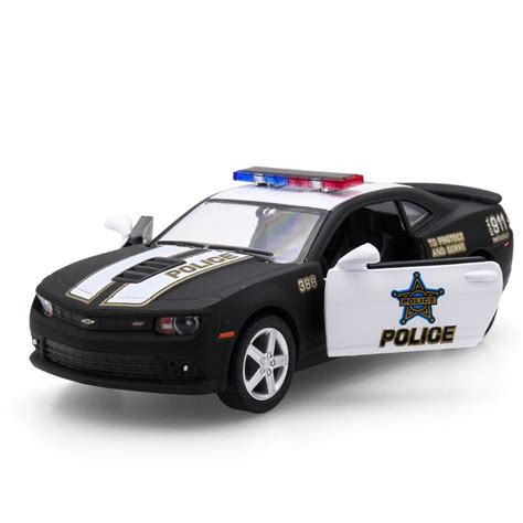 Police Edition Diecast Metal Pull Back Car Model Toy Collection Gift ...