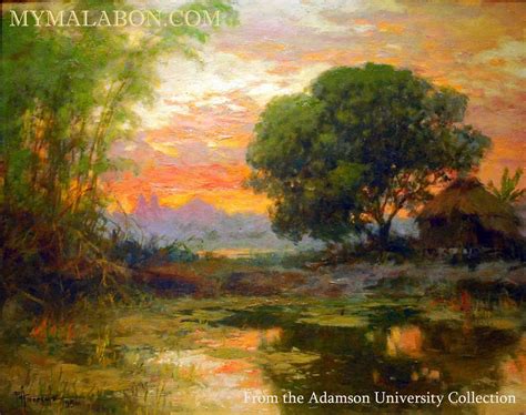 Philippine Landscape painting by Fernando Amorsolo