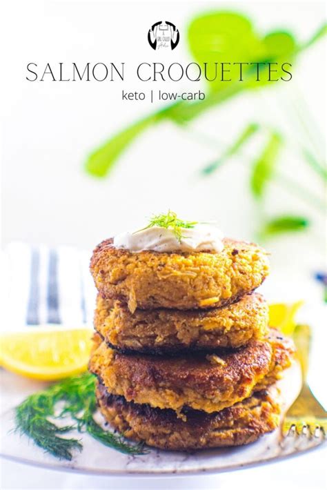 Salmon Croquettes (Salmon Patties) | Keto, Low-Carb - A Girl Called Adri