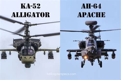 AH-64 Apache Vs Ka-52 Alligator, Which Attack Helicopter is Better ...