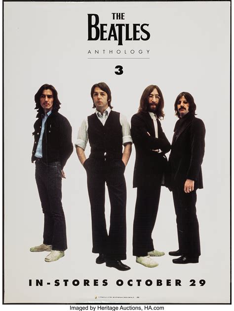 The Beatles: Anthology 3 (Apple Corps., 1996). Album Poster (36" X ...