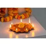 Buy Haus Fabula 7 Oil Diya for Pooja Aarti, Navaratri Décor, Diwali Lighting, Diwali Gifting ...
