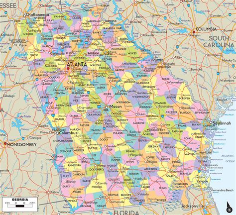 Interstate 95 Georgia Map