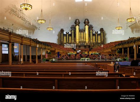 Tabernacle organ in Salt Lake City, Utah. It is one of the largest ...