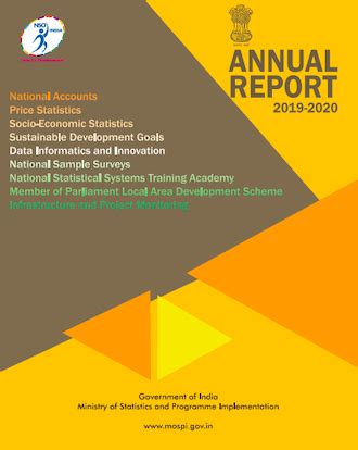 Annual Report 2019-20 - MoSPI - IndBiz | Economic Diplomacy Division ...