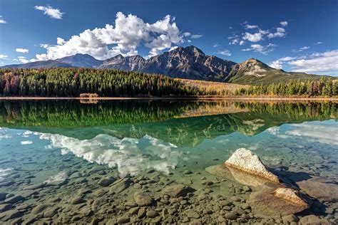 Pyramid Lake Autumn Reflection Photograph by Pierre Leclerc Photography - Fine Art America