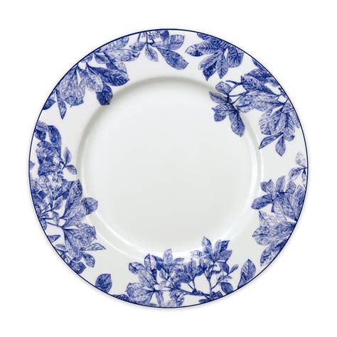 Arbor Blue Rimmed Dinner Plate | Blue dinner plates, Dinner plates ...