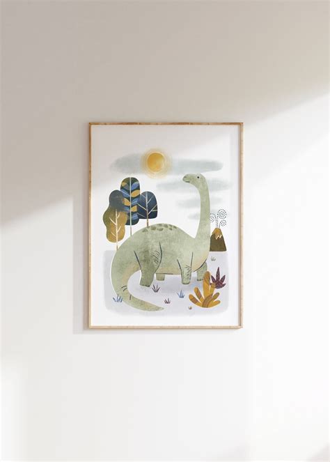 Dinosaur Nursery Print Dinosaur Art Print Dinosaur Art Boys - Etsy