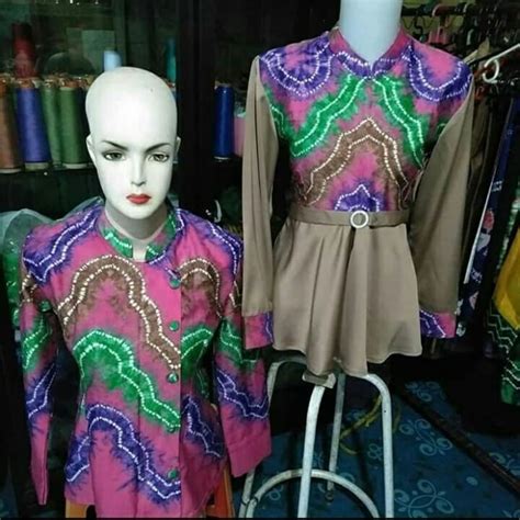 Model Baju Sasirangan Wanita : Sasirangan Model Baju Wanita Pakaian Wanita Wanita : Kain ...