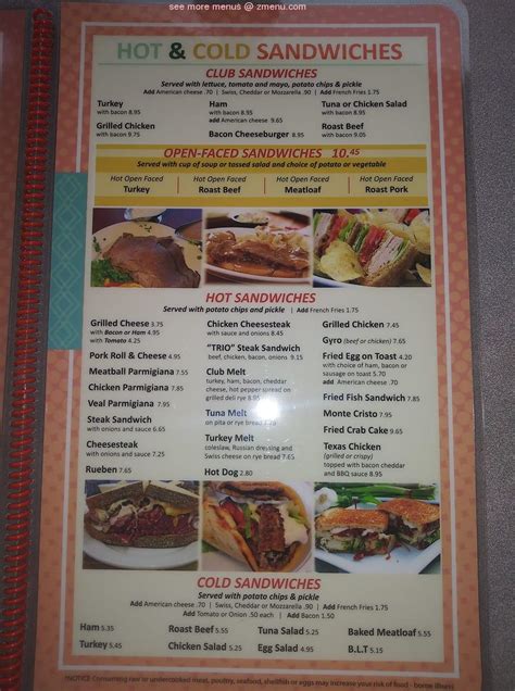 Menu at Northampton Diner and Family Restaurant, Northampton