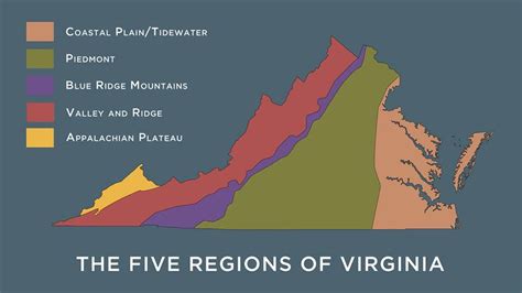 What Are the Five Physical Regions of Virginia’s Geography? | Virginia ...