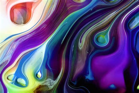 Fluid Painting 118 Detail Flowing Purples | This is a detail… | Flickr