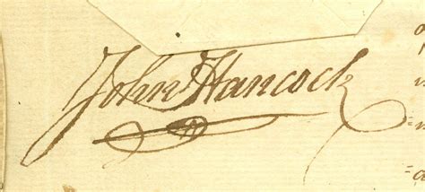 John Hancock (signature) | John hancock, Declaration, Declaration of ...