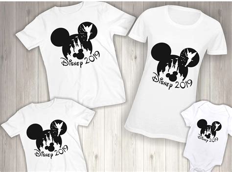 2019 Disney Family Matching Shirts, Disney Trip Family Shirts, Mickey Shirts, Tinkerbell S ...