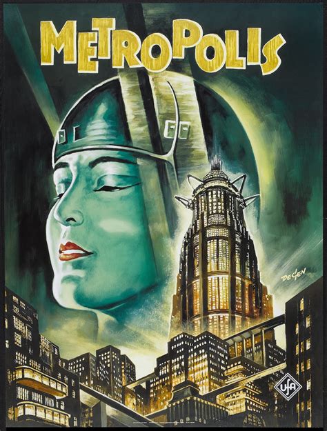 The Geeky Nerfherder: Movie Poster Art: Metropolis (1927)