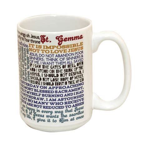 St Gemma Quotes Mug | Leaflet Missal