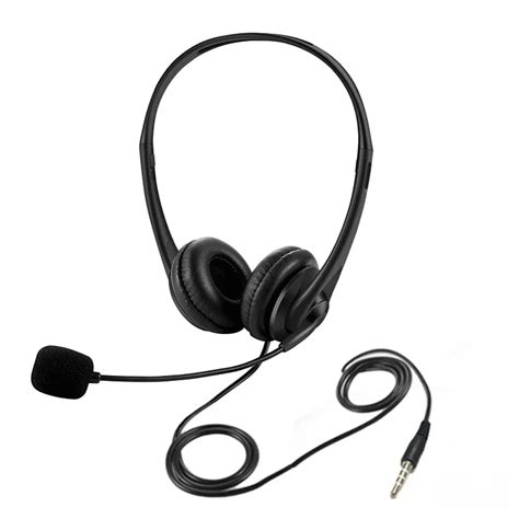 USB/3.5mm Wired Headset With Noise Cancellation Microphone For Skype ...