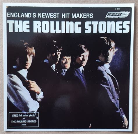 The Rolling Stones Debut US Album Cover 10cm Square Vinyl Sticker – Koolpixnz