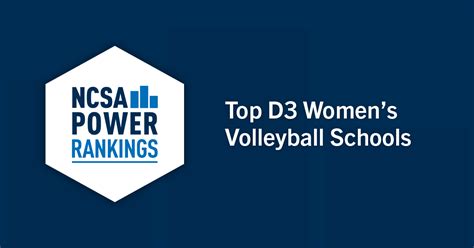 Best Division 3 Volleyball Colleges | NCSA Power Rankings 2022