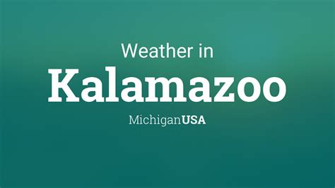 Weather for Kalamazoo, Michigan, USA