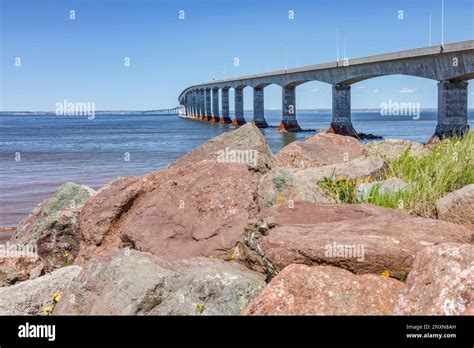 At a length of 8 miles, the Confederation Bridge connects New Brunswick and Prince Edward Island ...