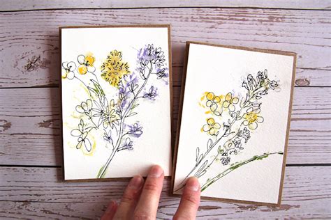 How To Make Cards With Dried Flowers | Best Flower Site