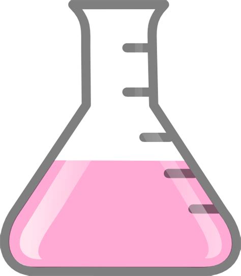 Pink Conical Flask Clip Art at Clker.com - vector clip art online ...