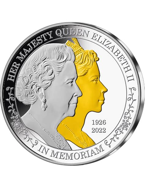 QUEEN ELIZABETH II DOUBLE PORTRAIT 5 Oz Silver Coin 5$ Barbados 2022