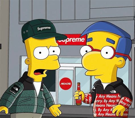 Dope Bart Simpson Supreme Wallpapers - Broken Panda