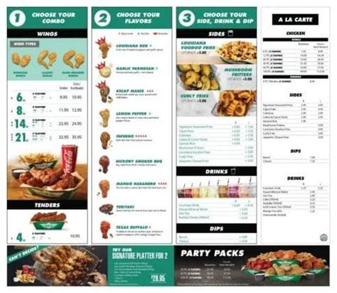 Wingstop Menu: Wingstop Singapore Menu Updated 2024